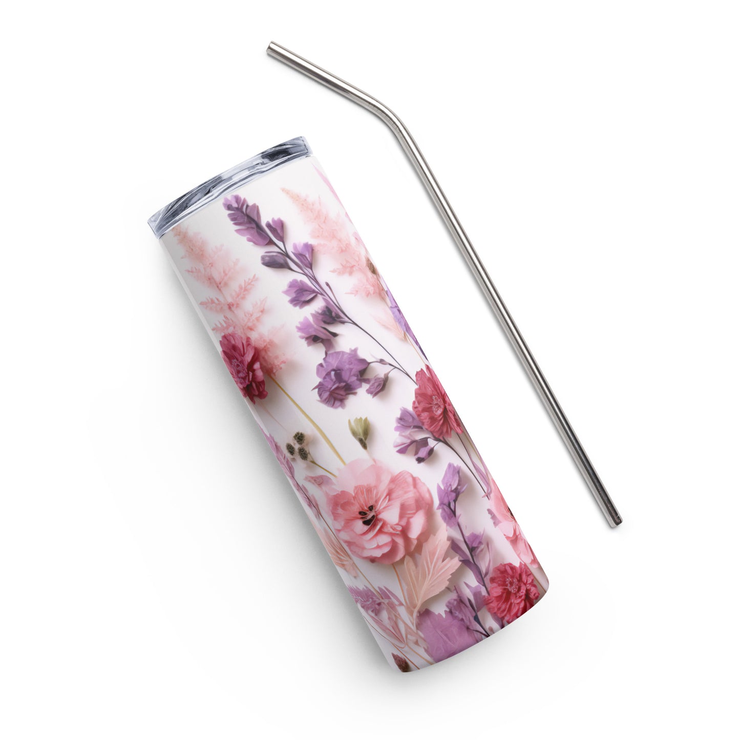 Floral Stainless steel tumbler