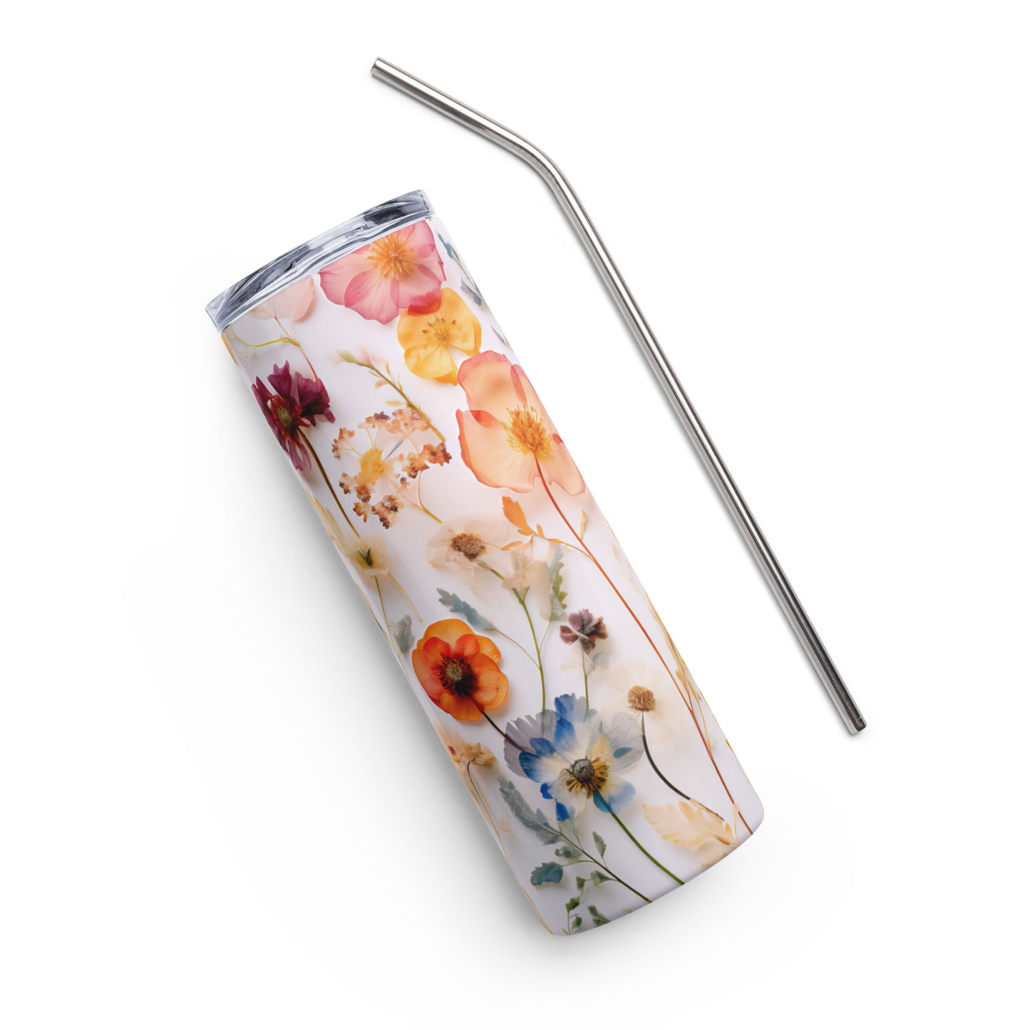 Floral 1 Stainless steel tumbler