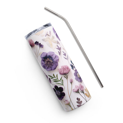 Floral 2 Stainless steel tumbler