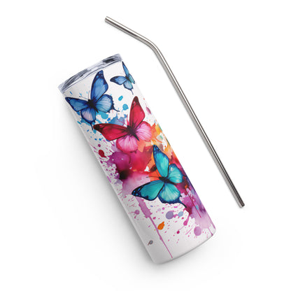 Butterfly 1 Stainless steel tumbler